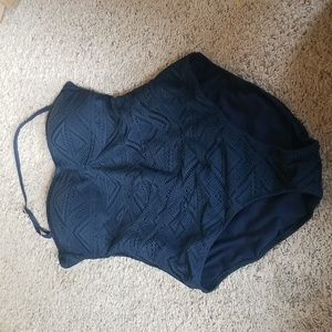 Navy Blue One Piece Swim suit